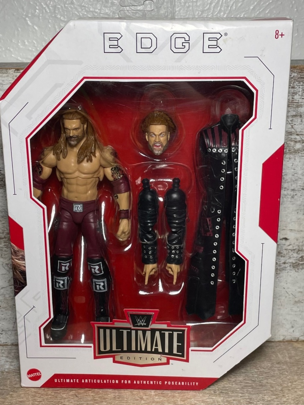 WWE Mattel Ultimate Edition Edge Action Figure With Extra Coat Brand New
